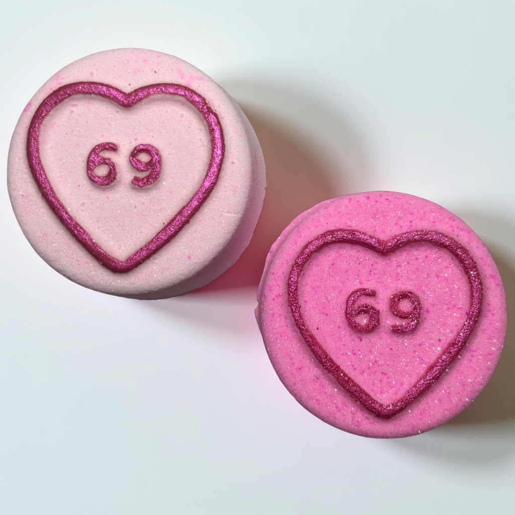 18+ *EXCPLICIT* Conversation Heart Valentines Bath Bomb Set of 6
