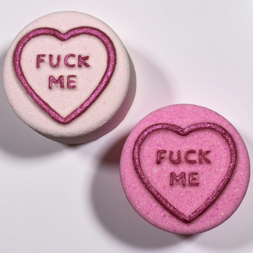 18+ *EXCPLICIT* Conversation Heart Valentines Bath Bomb Set of 6