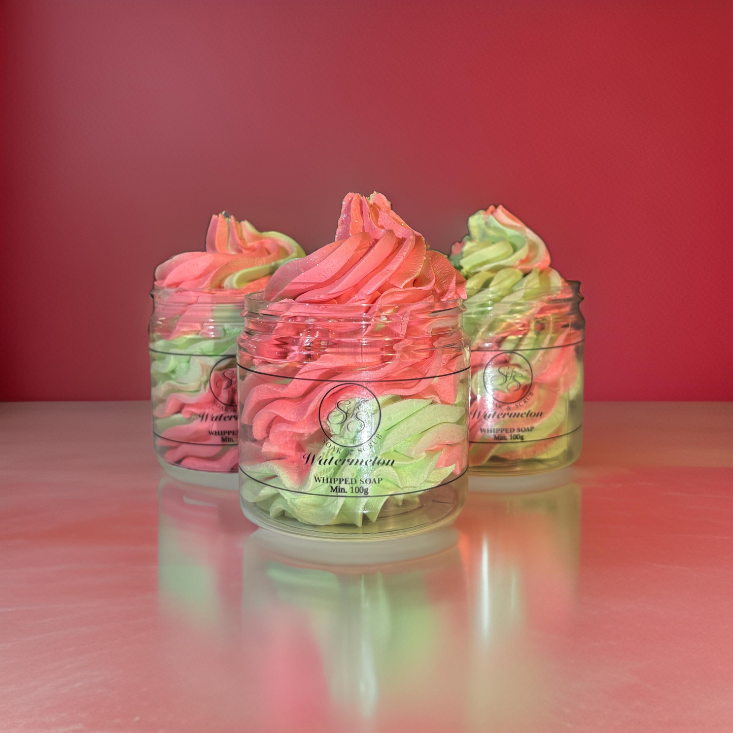 Watermelon Whipped Soap